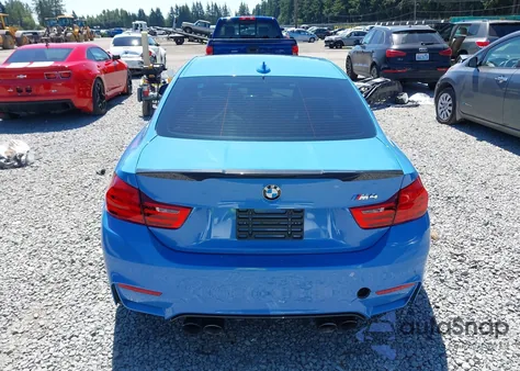 2016 BMW M4 из США, поврежденный, VIN WBS3R9C56GK336919